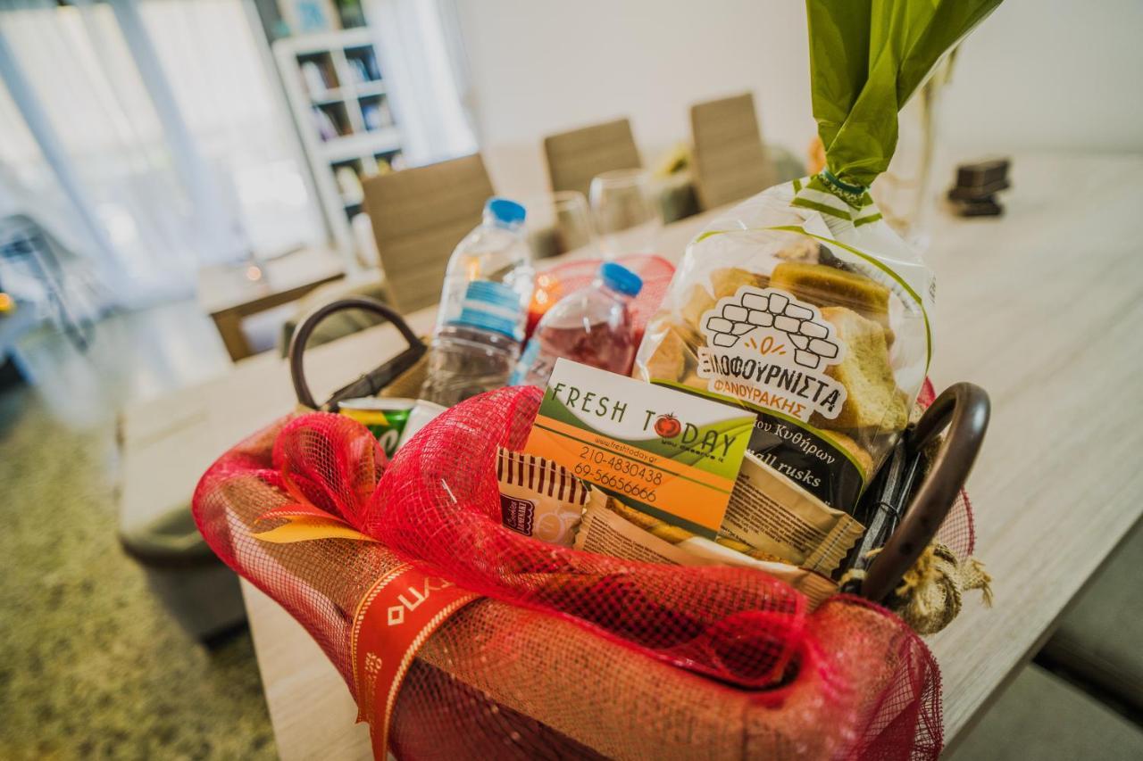 Green Apartment Ground Floor Feel Like Home Properties Saronida Ngoại thất bức ảnh